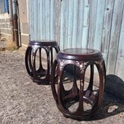 Paire de tabourets chinois