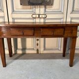 Console espagnole en noyer, début XIXe siècle