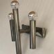 Chrome wall lamp from the 70s