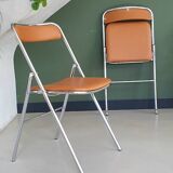 Set of vintage folding chairs