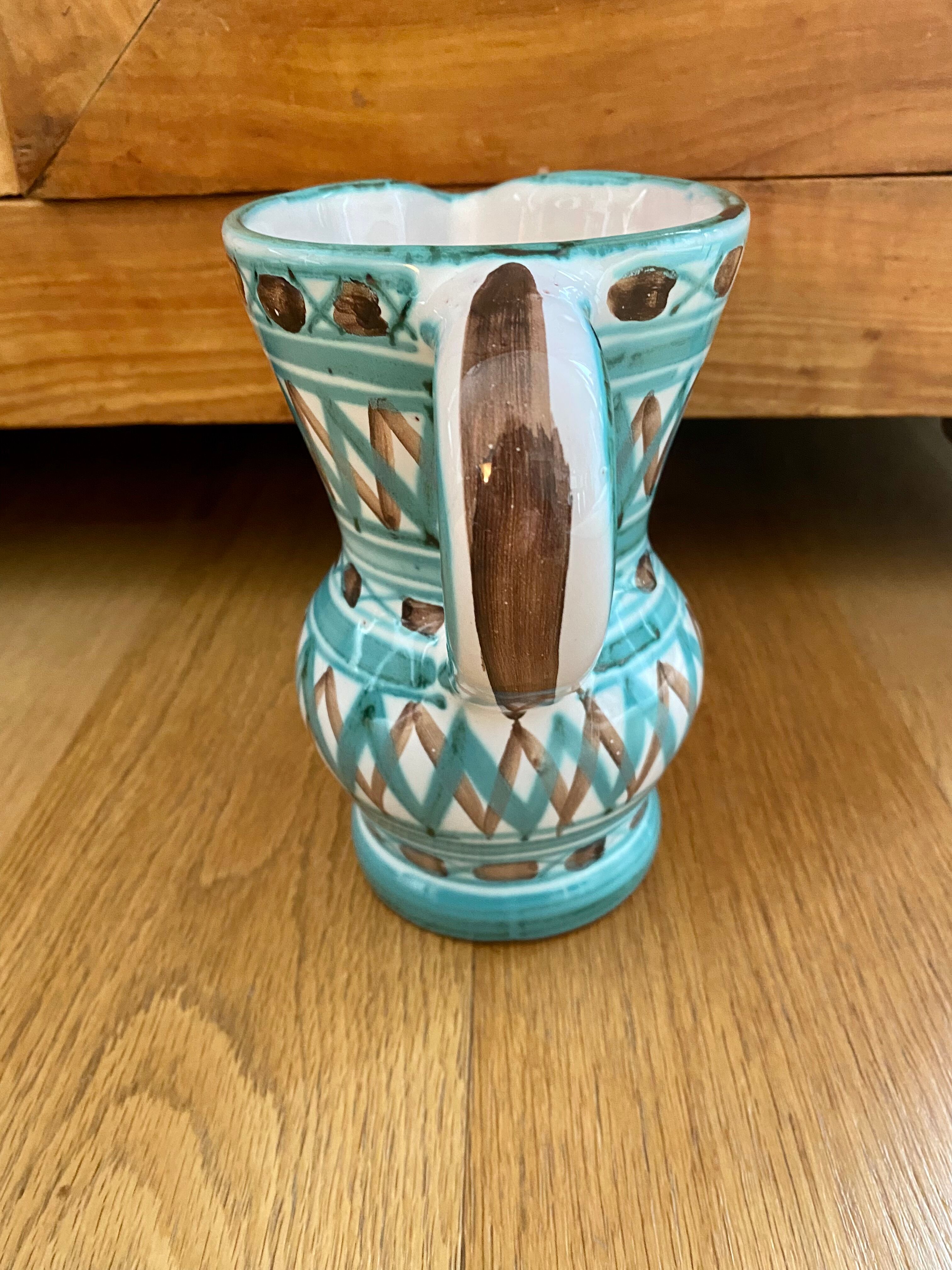 Ceramic pitcher Robert Picault Vallauris