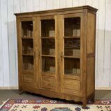 1950s school library in chestnut wood