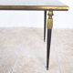 1960s metal and smoked glass coffee table