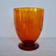 Blown and chiseled crystal vase