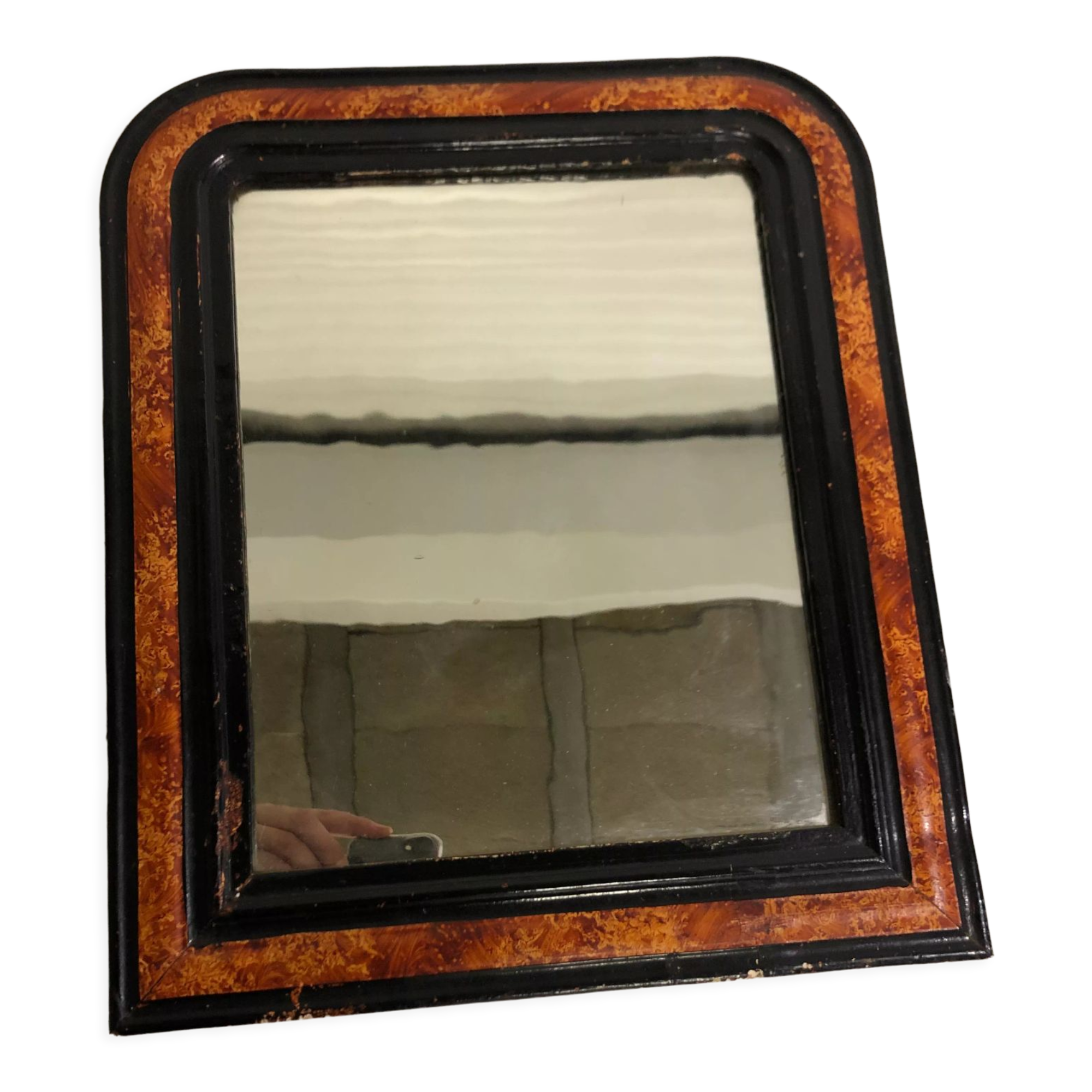 Louis Philippe mirror in french stucco