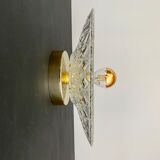 Vintage lampshade in chiseled glass