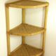 Etagère d'angle en rotin
