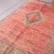 Peach Vintage Moroccan Rug 166 x 277 cm - Berber Wool Rug - Handmade Rug