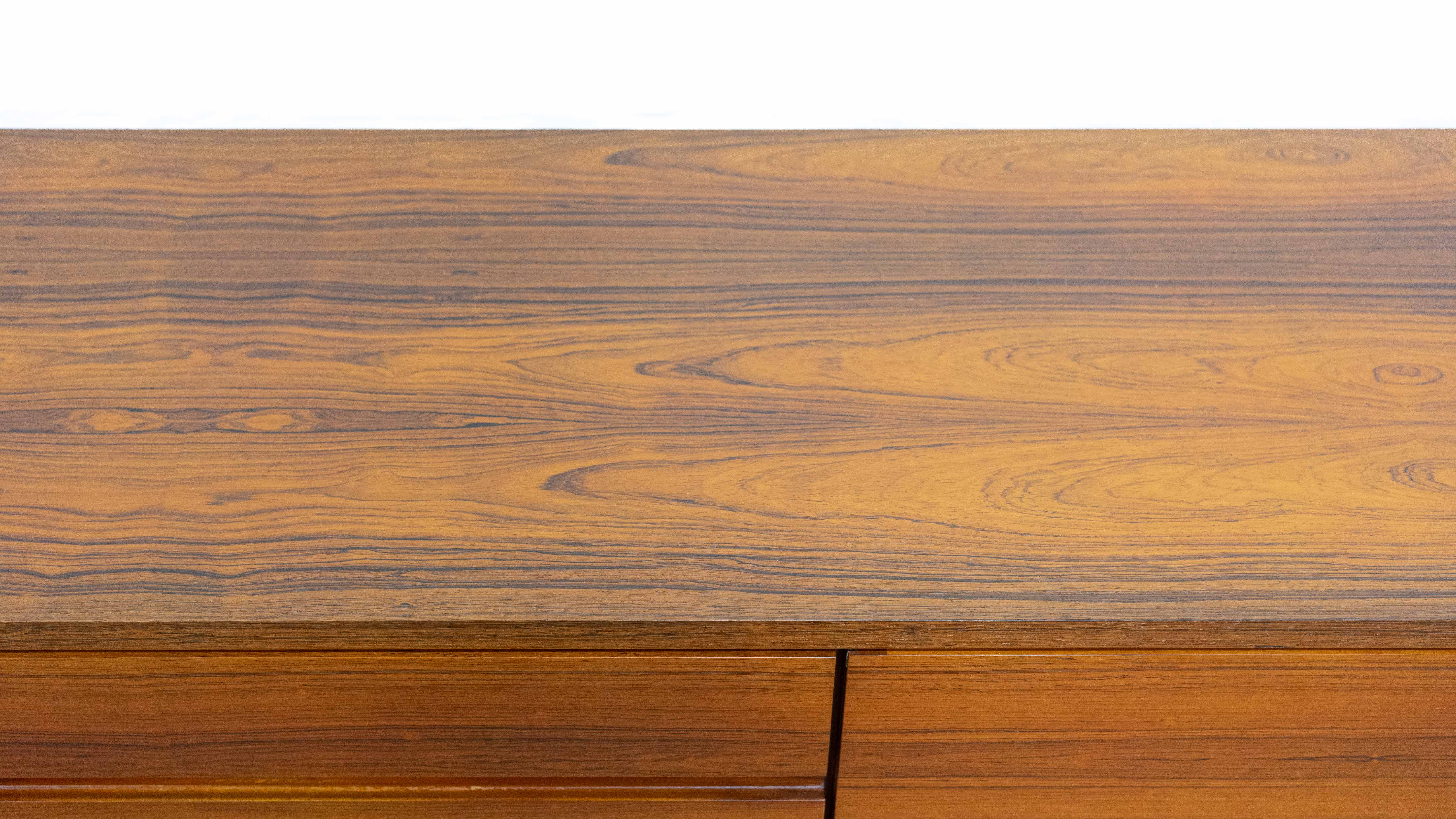 Minimalistic mid century sideboard in rosewood