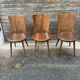 (Lot) 3 Baumann Bistro chairs (Dove model)