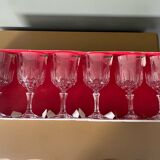 6 stemmed glasses in D'ARQUES Crystal