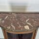 Napoleon III display cabinet with curved glass