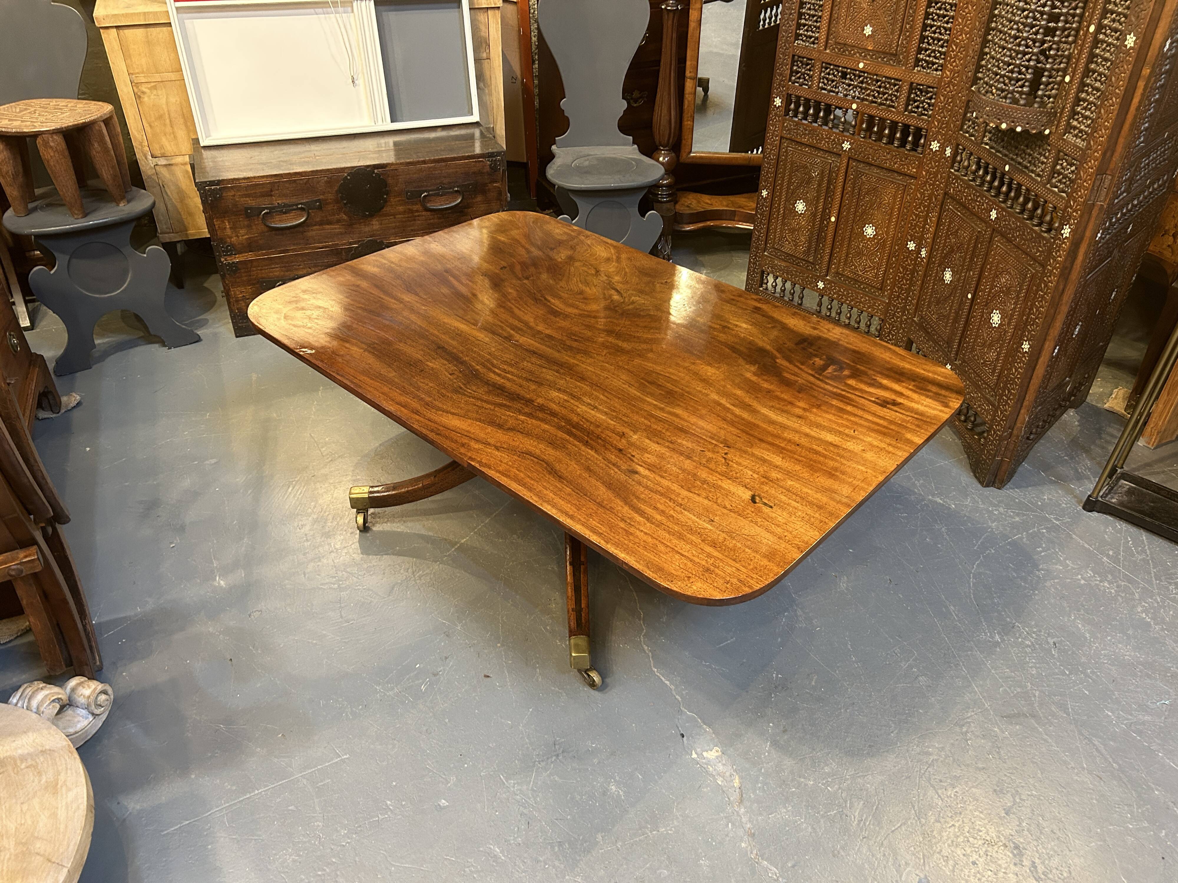 Table Basse George IV En Acajou