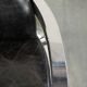 Vintage aviator design armchair in cowhide leather with aluminium