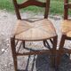 6 chaises paillées anciennes