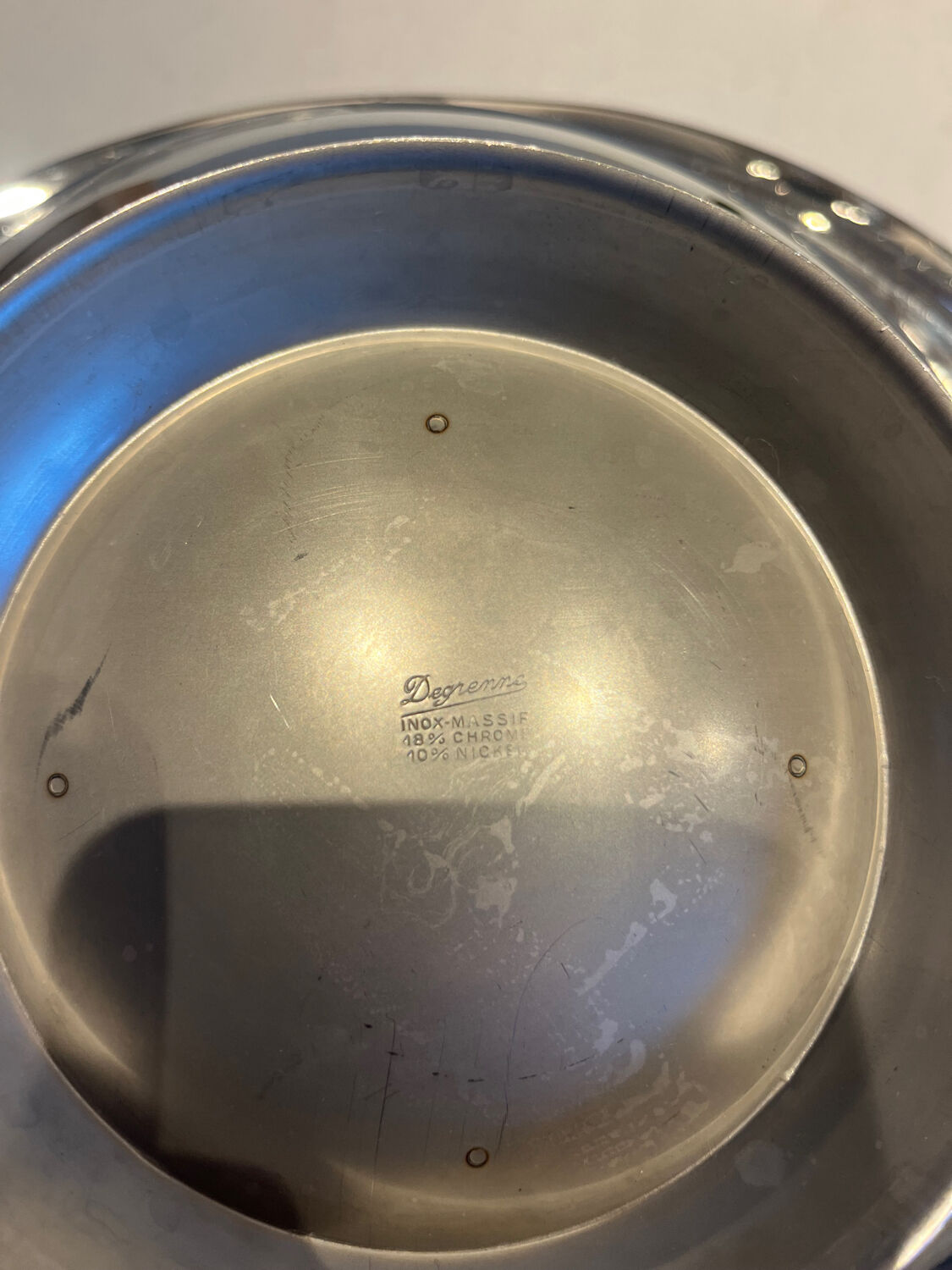 Chrome soup tureen Guy Degrenne