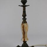 Old marble chandelier lamps