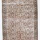 Tapis vintage floral rose clair, 188x276 cm