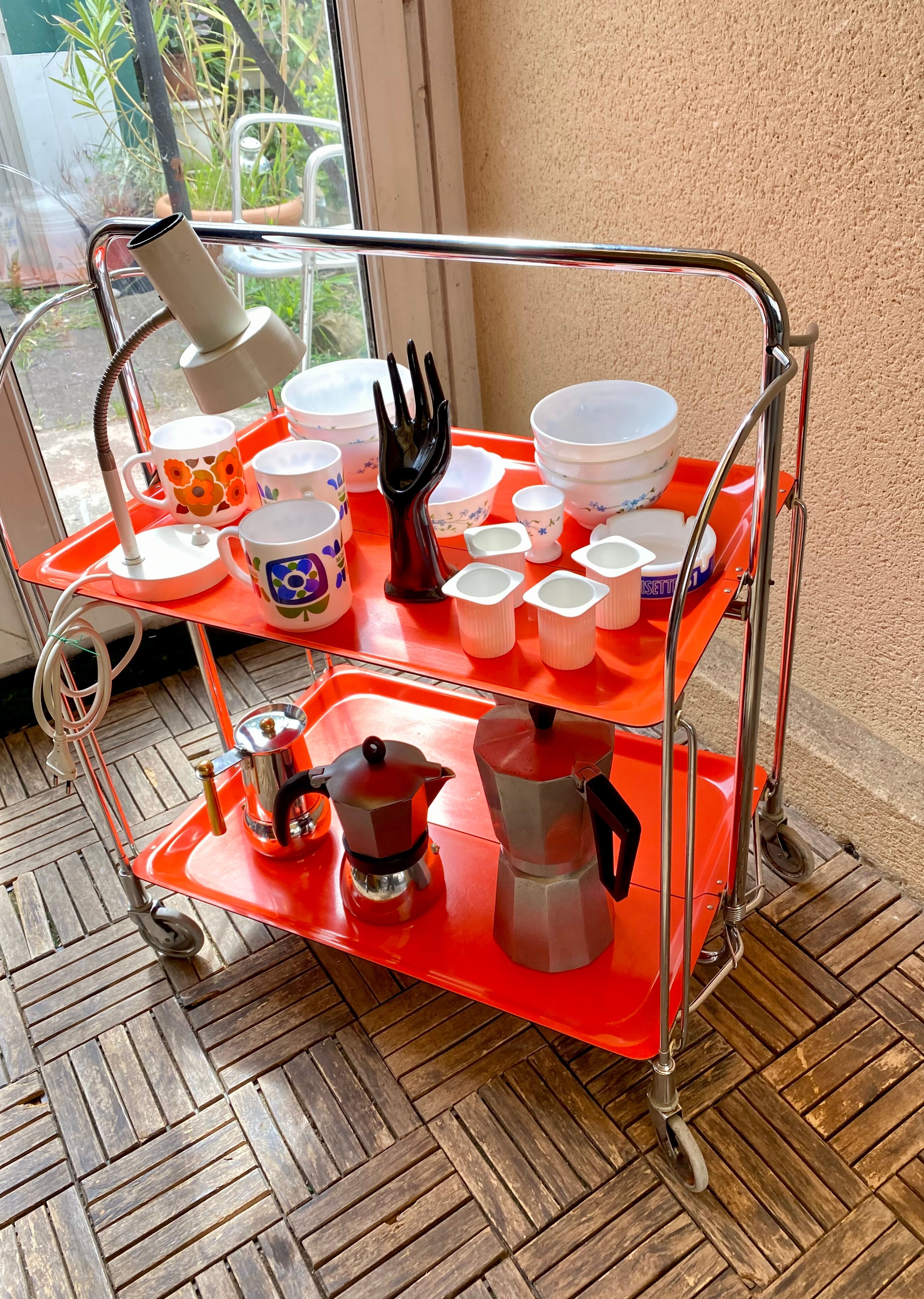 Lot Ramekin Bowls Arcopal France vintage 70s