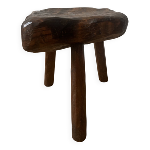 tabouret tripode brutaliste
