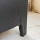 Old black storage window