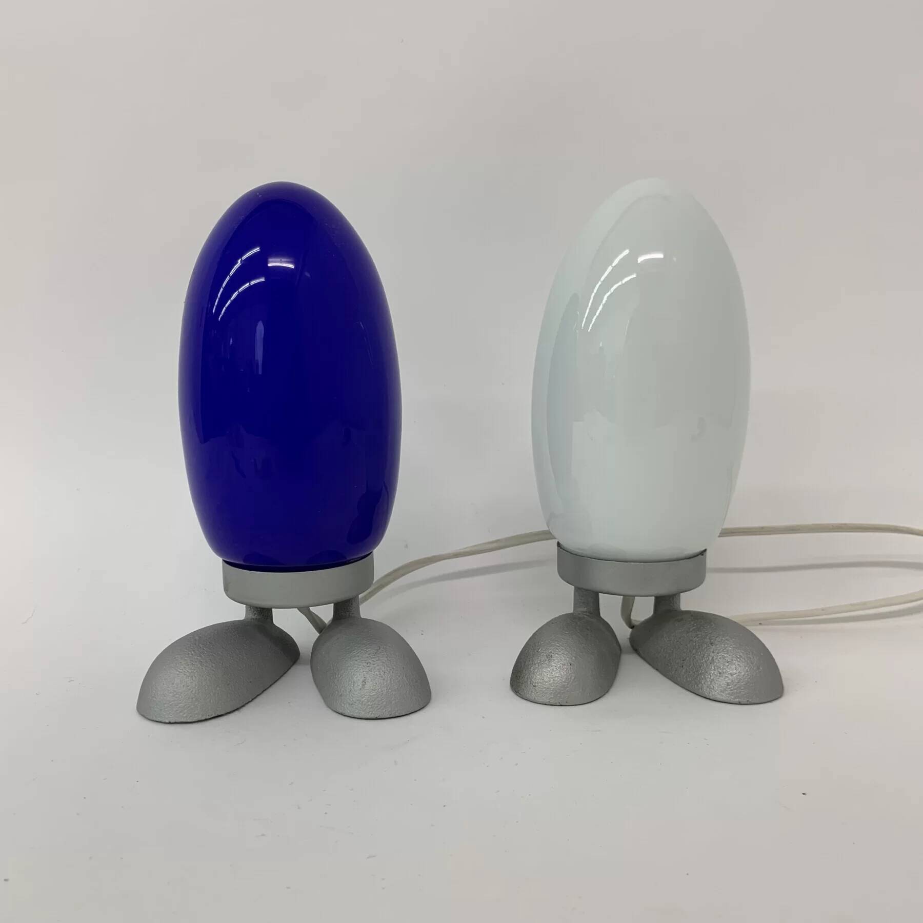 Ensemble de 2 lampes Egg Fjorton postmodernes IKEA des années 1990 par Tatsuo Konno