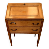 Bureau de pente de style Louis XVI en merisier