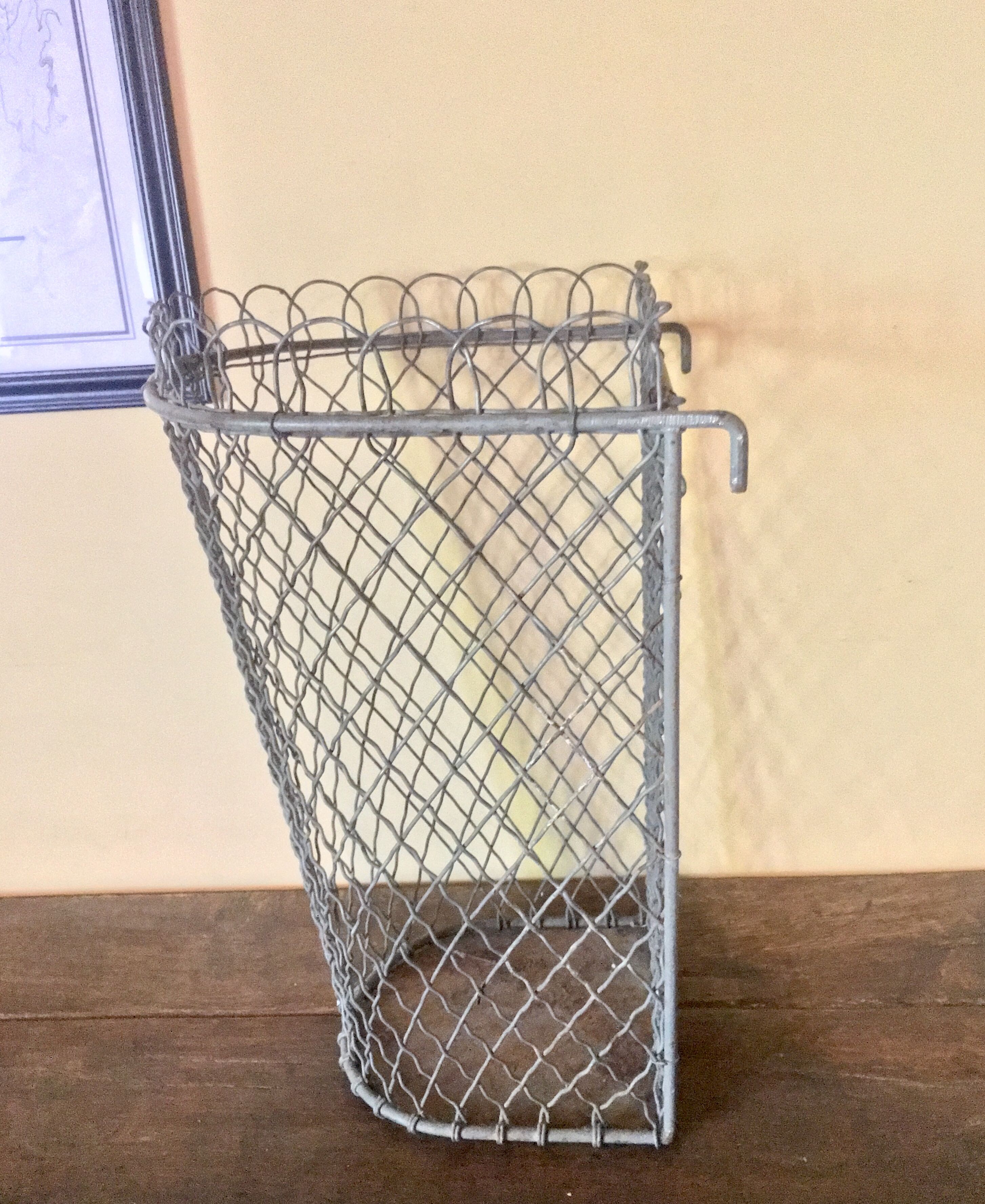 Former public garden garbage can circa 1950