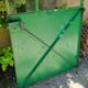 Workshop/industrial style steel door