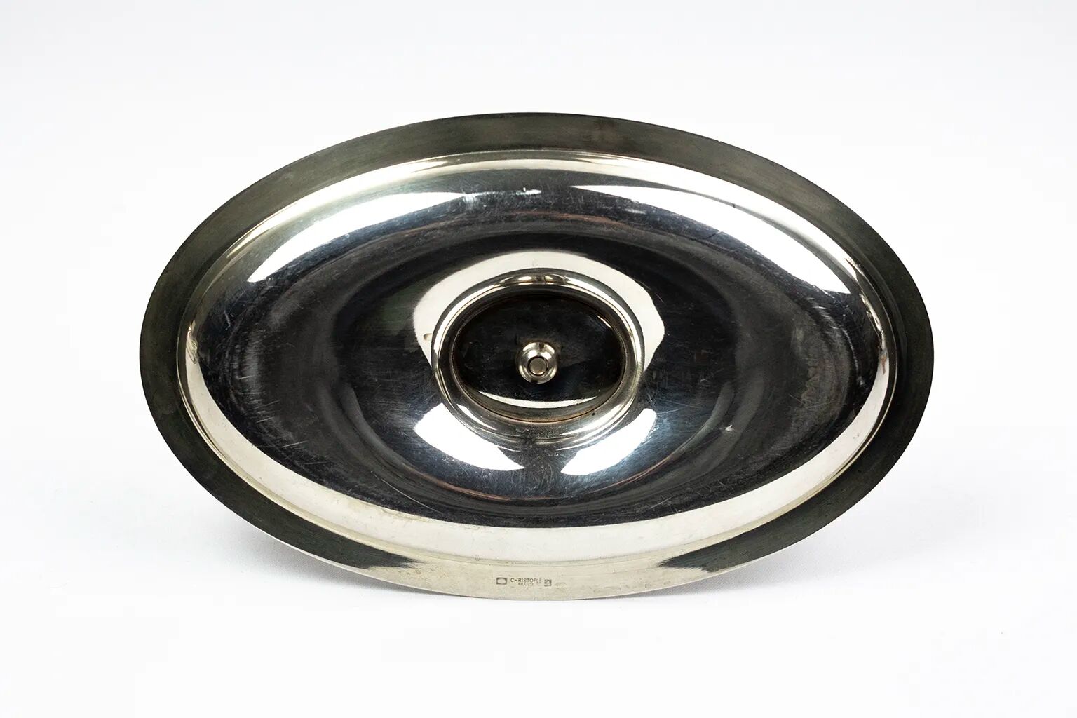 Christofle silver-plated gravy boat – in the style of the Vendôme Filet model