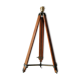 Wooden tripod lamp