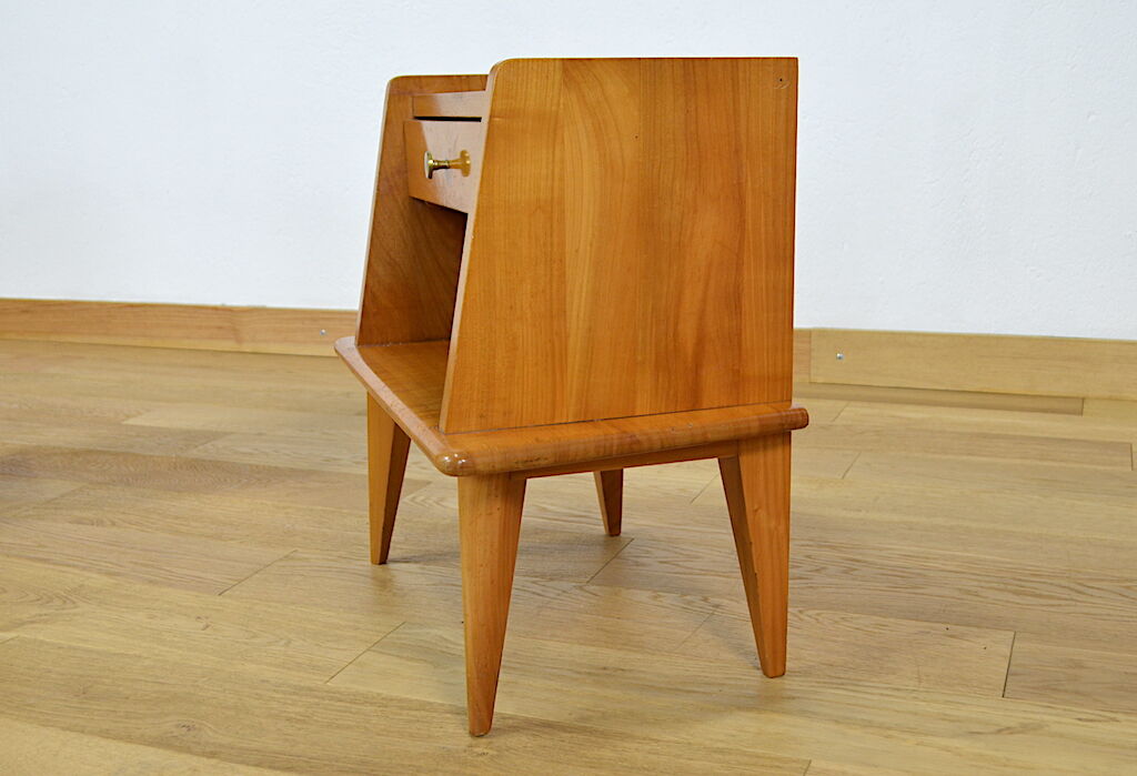 Pair of feet compas side tables - 1950