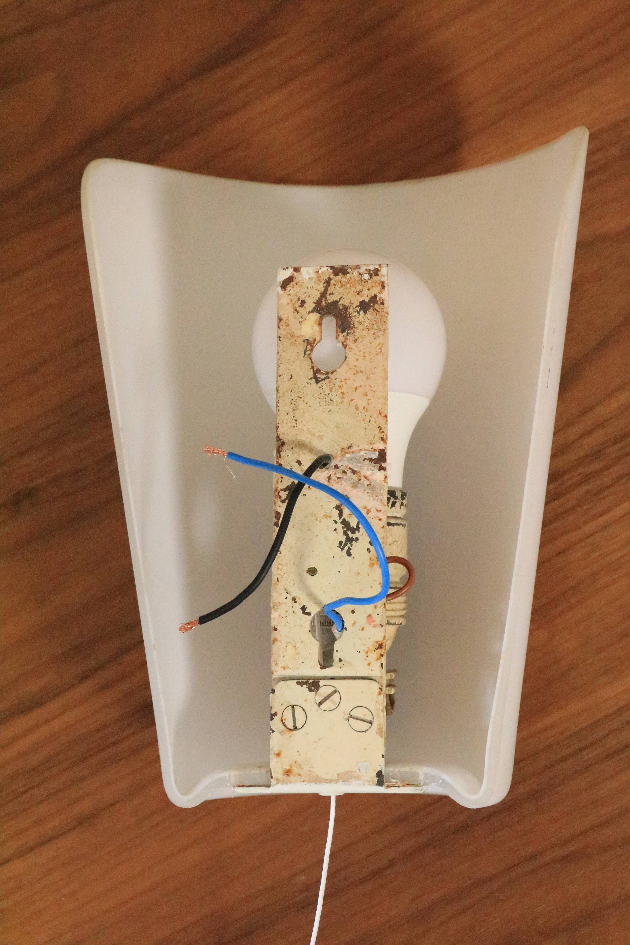 3 wall lamps by Wilhelm Wagenfeld for Peill & Putzler, "Media", 1950s