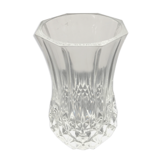 Ancient crystal vase petit model vintage