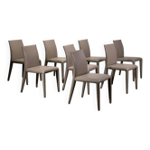 Chaises Vol au Vent par Mario Bellini pour B&B Italia. Ensemble de 8.
