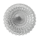 Molded glass wall or ceiling lamp