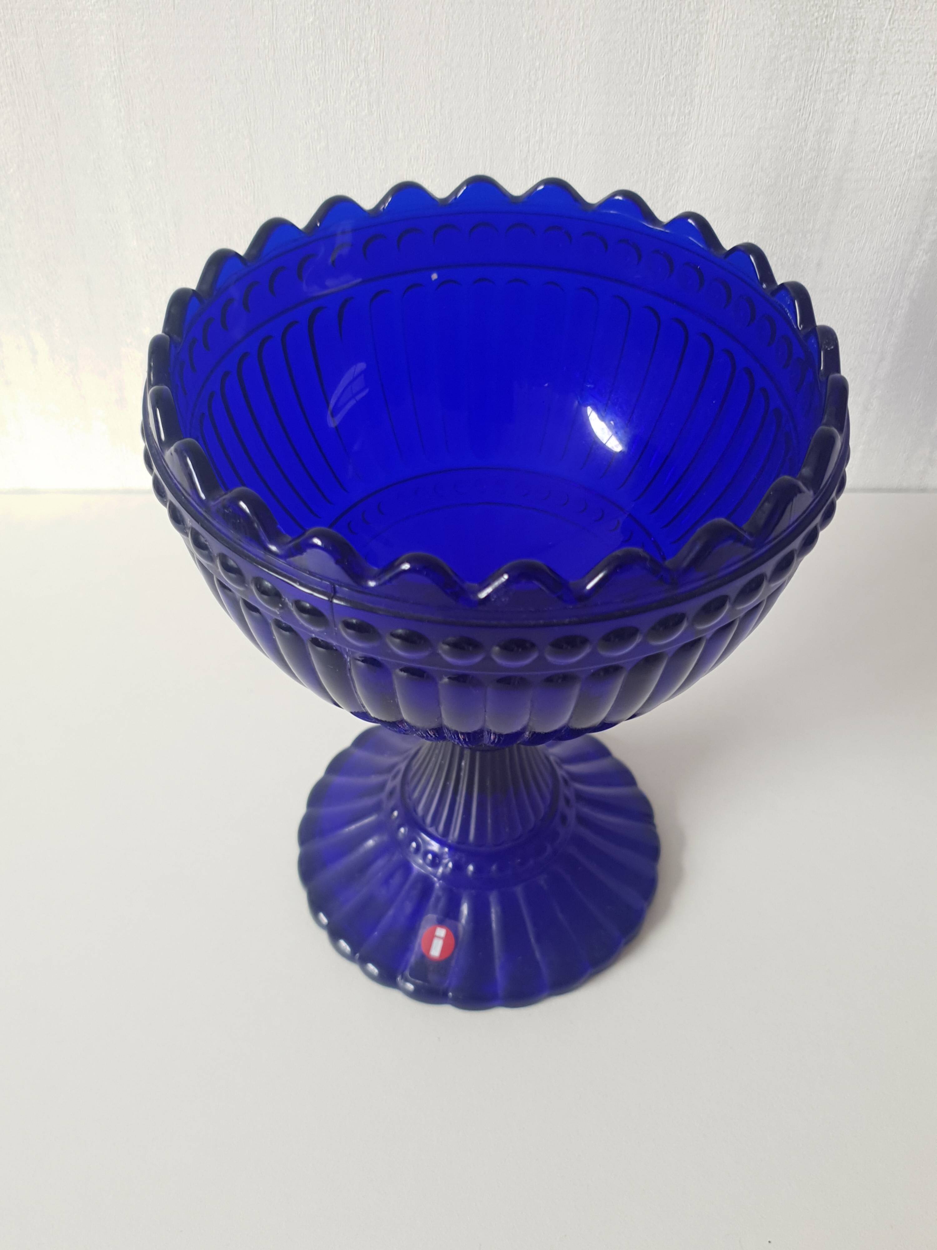 Mariskooli by Iittala, cobalt blue, vintage 80s