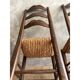 Paire de chaises en paille