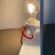 Vintage lamp from the 80s ceramic