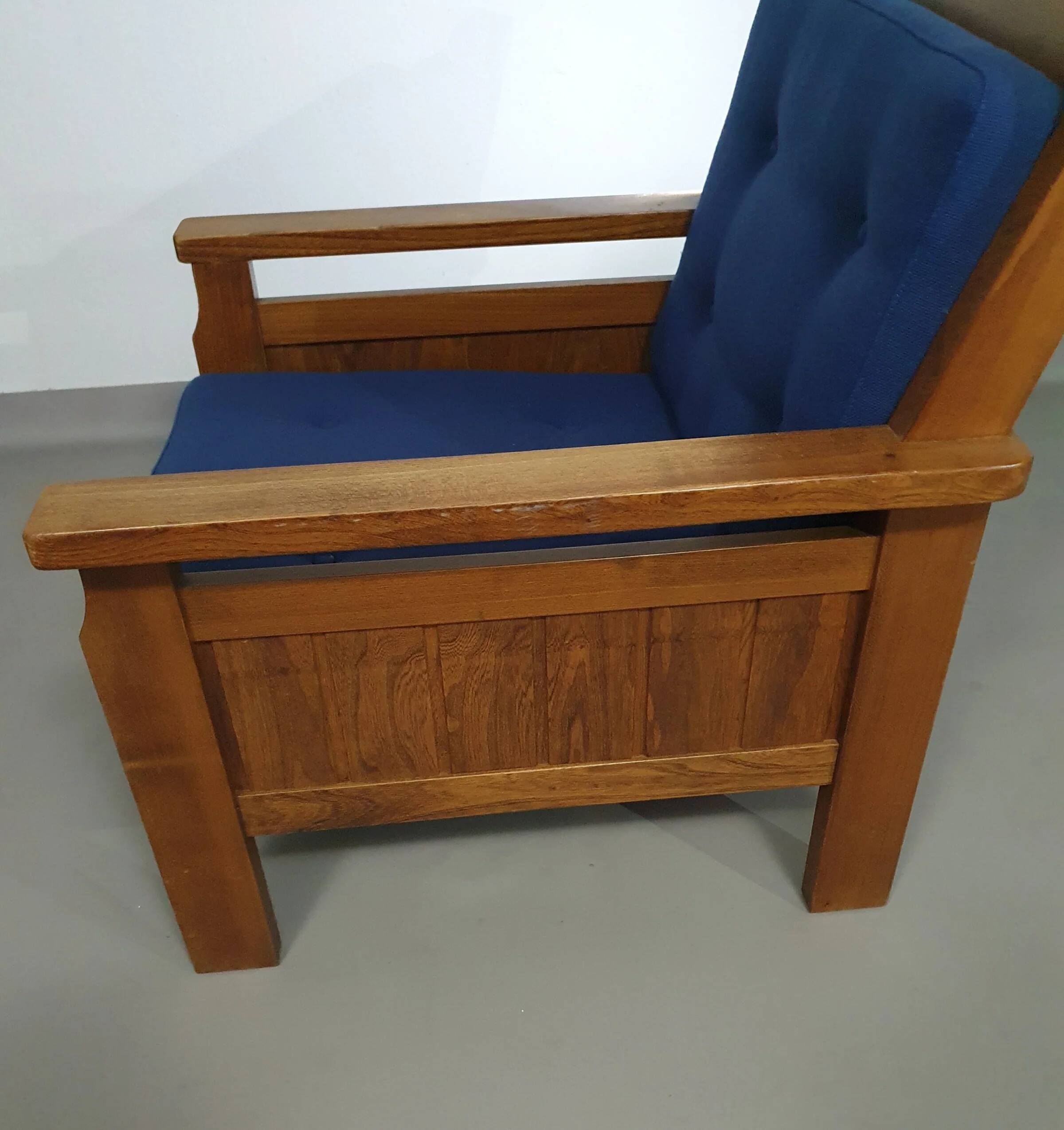 2 brutalist lounge chairs - 1960s