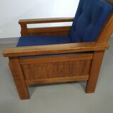 2 brutalist lounge chairs - 1960s