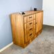 Vintage drawer cabinet, chest of drawers, walnut, 60s