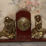 Art deco marble clock 1930