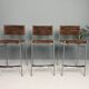 Tito Agnoli - Set of three bar stools "Miss B", Italy, 1997