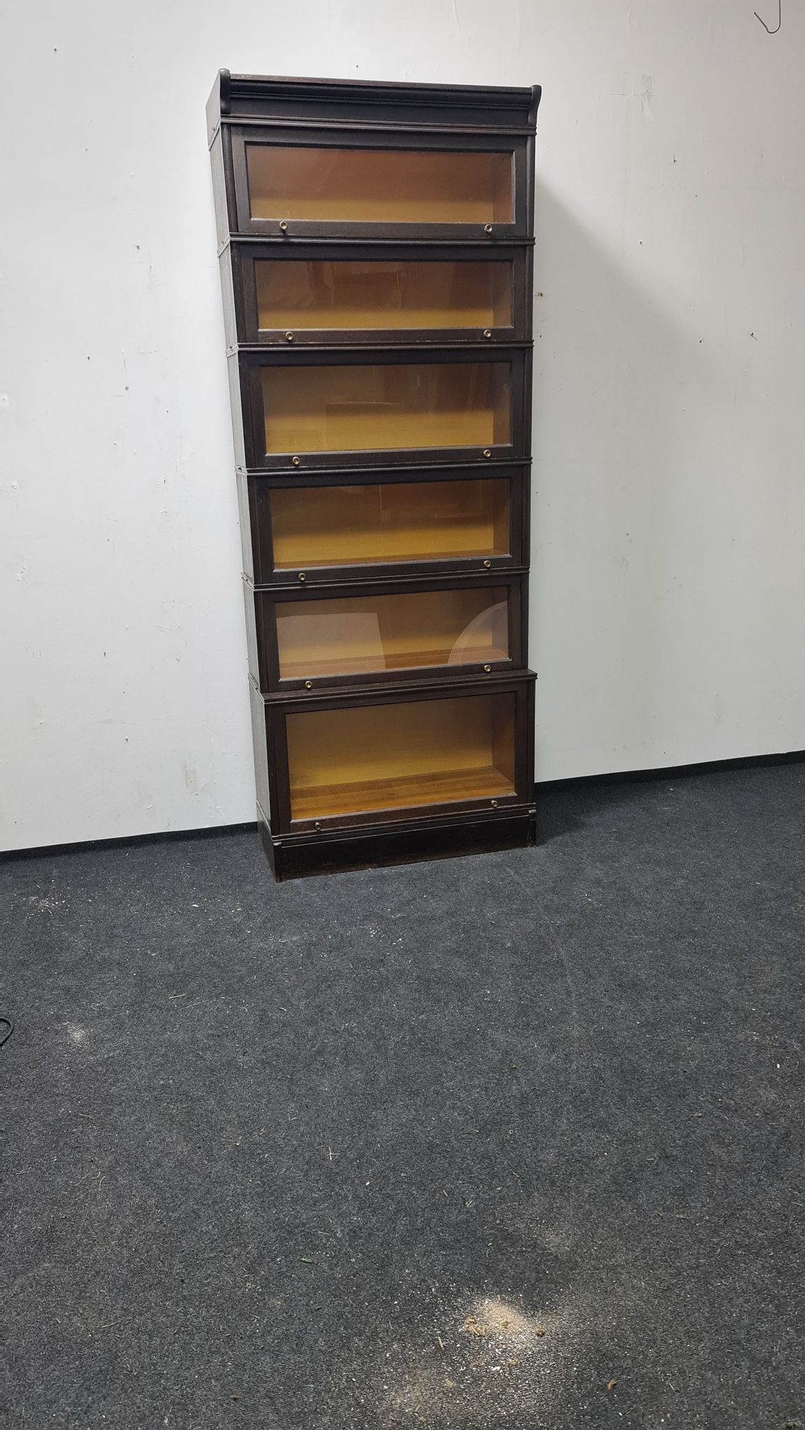 Vintage oak Barristers book shelves by Soennecken Germany
