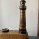 Lampe phare souvenir de Calais en bois