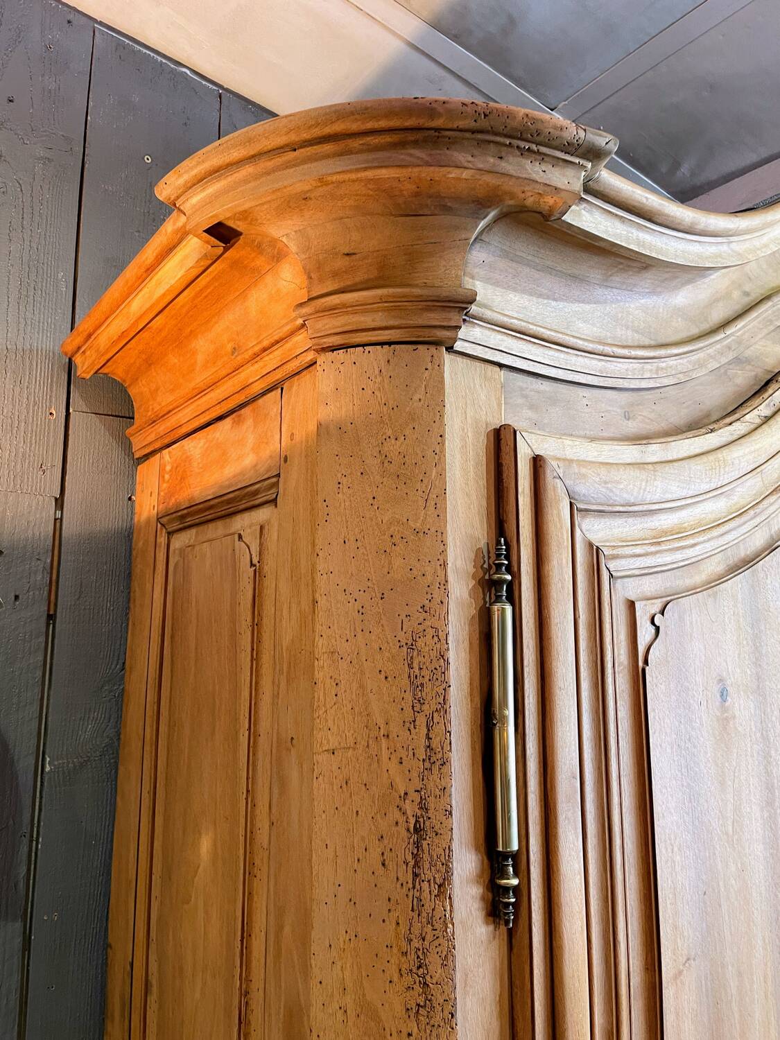 18th century walnut wardrobe