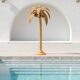 Lampadaire « cocotier/palmier » en rotin