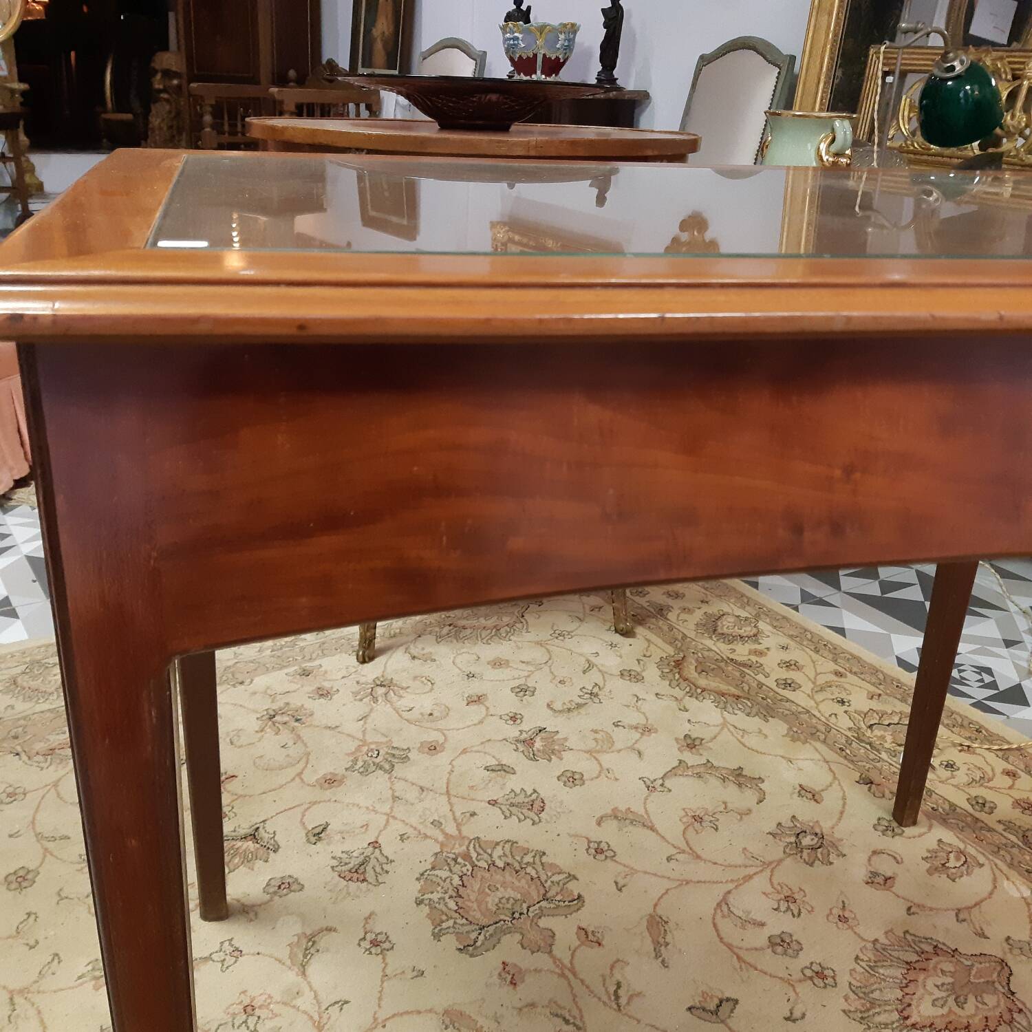 Bureau art nouveau en acajou