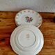 Set of 6 flat plates Saint Amand Céranord model Eve
